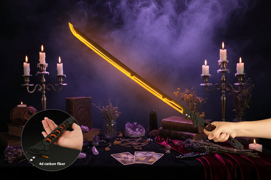 Luminous Samurai Sword - Sorceress Sanctuary White-Yellow-Green-Blue-Orange