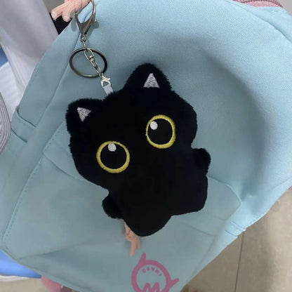 Black Cat Doll Plush Pendant