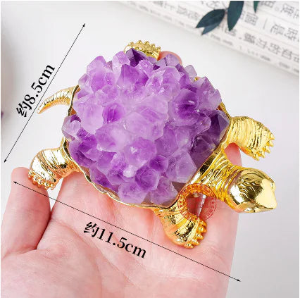 Natural Crystal | Turtle Figurine Sorceress Sanctuary
