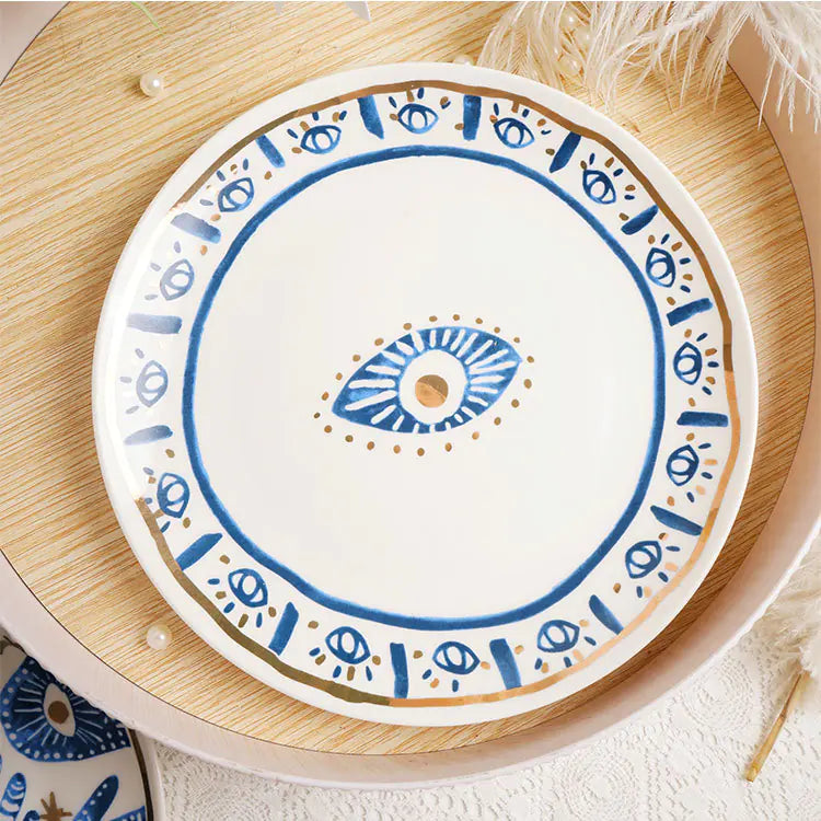 Spiritual Healing | Ceramic Plate & Candle Holder Set