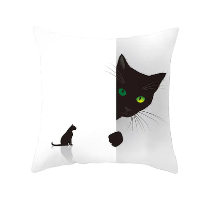 Halloween Witchy Cat & Pumpkin | Pillowcases Sorceress Sanctuary