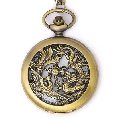 Stylish Hollow Bronze | Pocket Watch