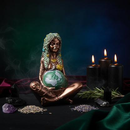 Millyear Mother Earth Resin Ornament for Home Decor Sorceress Sanctuary
