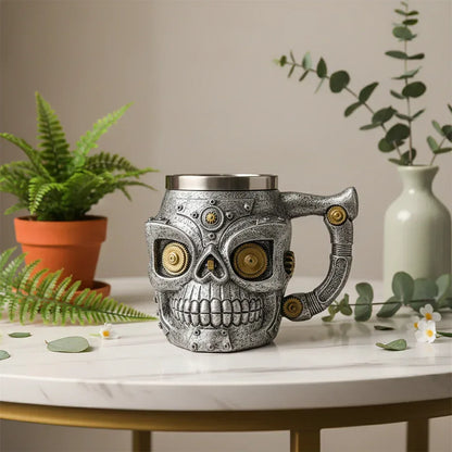 Magic Chalices - Sorceress Sanctuary Dragon Skeleton 1-Skull Face-Skeleton Hand-Mini Skulls-Wolf Head