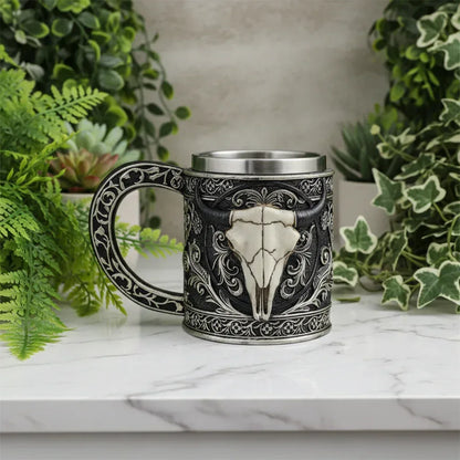 Magic Chalices - Sorceress Sanctuary Dragon Skeleton 1-Skull Face-Skeleton Hand-Mini Skulls-Wolf Head