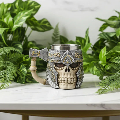 Magic Chalices - Sorceress Sanctuary Dragon Skeleton 1-Skull Face-Skeleton Hand-Mini Skulls-Wolf Head