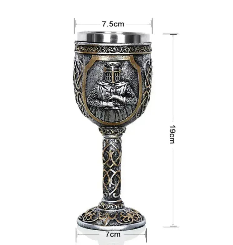 Magic Chalices - Sorceress Sanctuary Dragon Skeleton 1-Skull Face-Skeleton Hand-Mini Skulls-Wolf Head