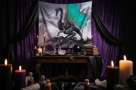Magic Dragon Tapestry - Sorceress Sanctuary 150x100cm-150x130cm-150x230cm