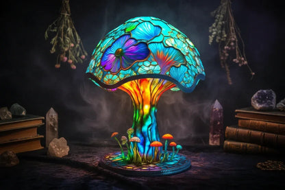Magic Mushroom Lamp - Sorceress Sanctuary Style A / Small Size 15cm USB Plug-Style B / Large Size 30cm USB Plug-Style B / Small Size 15cm USB Plug-Style C / Large Size 30cm USB Plug-Style C / Small Size 15cm USB Plug