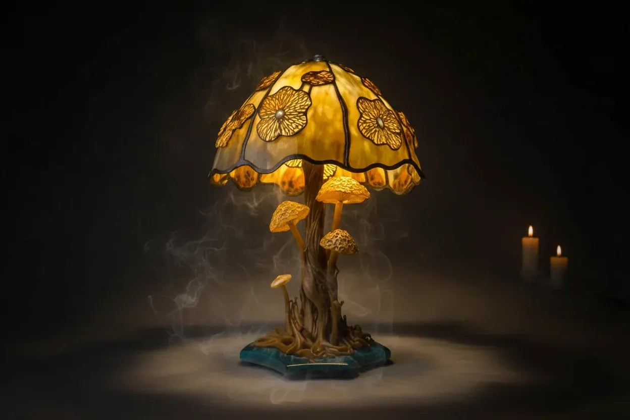 Magic Mushroom Lamp - Sorceress Sanctuary Style A / Small Size 15cm USB Plug-Style B / Large Size 30cm USB Plug-Style B / Small Size 15cm USB Plug-Style C / Large Size 30cm USB Plug-Style C / Small Size 15cm USB Plug