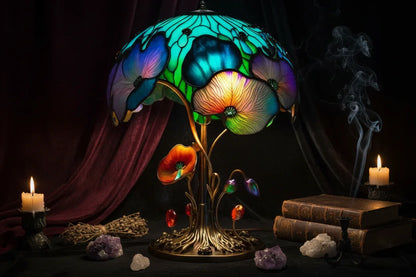 Magic Mushroom Lamp - Sorceress Sanctuary Style A / Small Size 15cm USB Plug-Style B / Large Size 30cm USB Plug-Style B / Small Size 15cm USB Plug-Style C / Large Size 30cm USB Plug-Style C / Small Size 15cm USB Plug