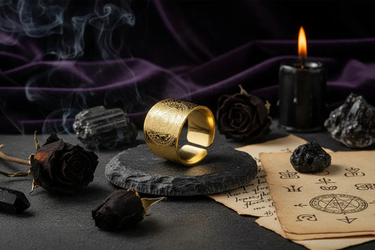 Magic Ring - Sorceress Sanctuary Red Copper / No10-Golden / No8-Steel Color / No9-Steel Color / No10-Red Copper / No8