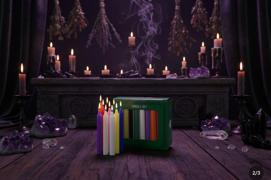 Magic Spell Candles - Sorceress Sanctuary 20 Colored Bar Wax-40 Colored Bar Wax