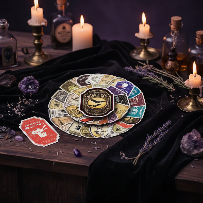 Magic Stickers - Sorceress Sanctuary Potion Label / 50 PCS/Set