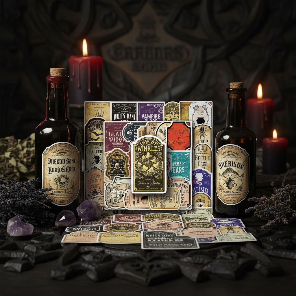 Magic Stickers - Sorceress Sanctuary Potion Label / 50 PCS/Set