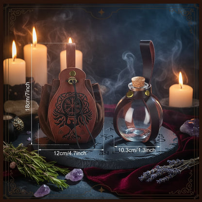 Medieval Accessories Set - Sorceress Sanctuary Black right hand sword drawing-Black left-hand sword drawing-Coffee left hand draw sword-Brown right hand draw sword