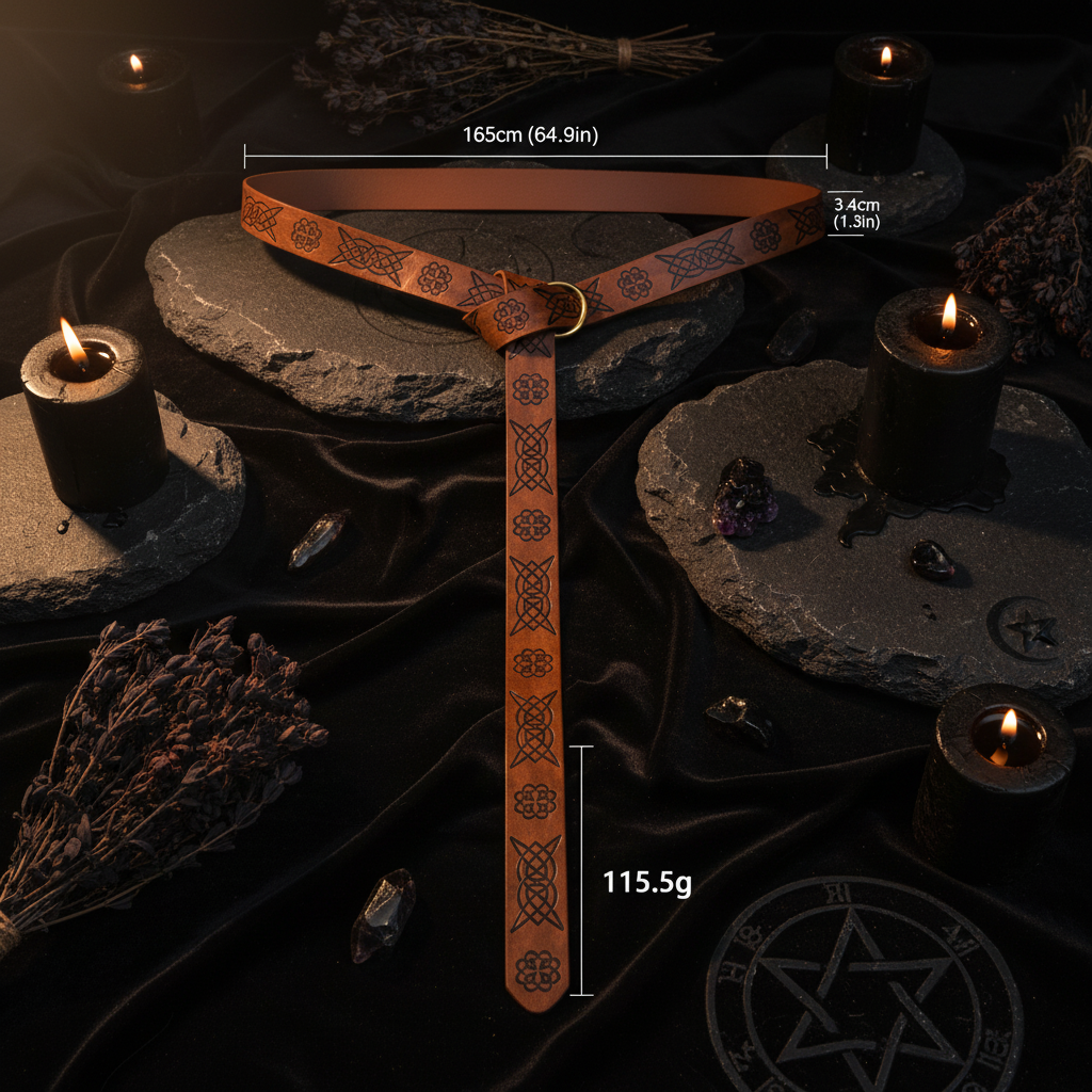 Medieval Accessories Set - Sorceress Sanctuary Black right hand sword drawing-Black left-hand sword drawing-Coffee left hand draw sword-Brown right hand draw sword