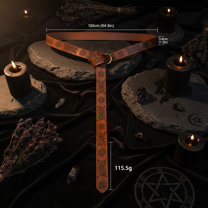 Medieval Accessories Set - Sorceress Sanctuary Black right hand sword drawing-Black left-hand sword drawing-Coffee left hand draw sword-Brown right hand draw sword
