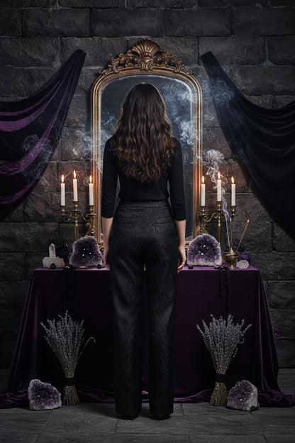 Medieval Gothic Pants - Sorceress Sanctuary Black / L-Black / M-Black / S-Black / XL-Black / XXL