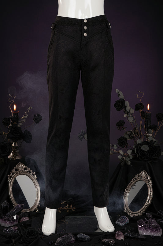 Medieval Gothic Pants - Sorceress Sanctuary Black / L-Black / M-Black / S-Black / XL-Black / XXL