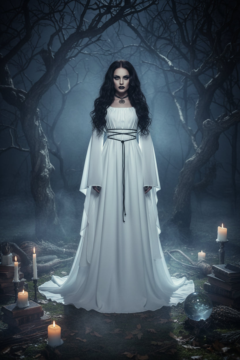 Irregular Women's Dress for Halloween Costume Sorceress Sanctuary