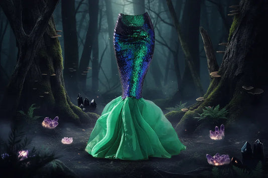 Mermaid Fishtail - Sorceress Sanctuary Green / S-Green / M-Green / L-Green / XL-Green / 2XL