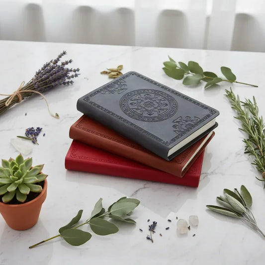 Mini Grimoire - Sorceress Sanctuary Khaki-Brown-Black-Gray-Red