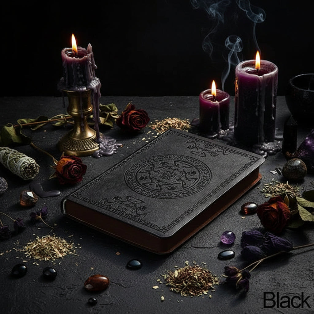 Mini Grimoire - Sorceress Sanctuary Khaki-Brown-Black-Gray-Red
