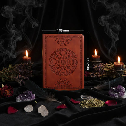 Mini Grimoire - Sorceress Sanctuary Khaki-Brown-Black-Gray-Red
