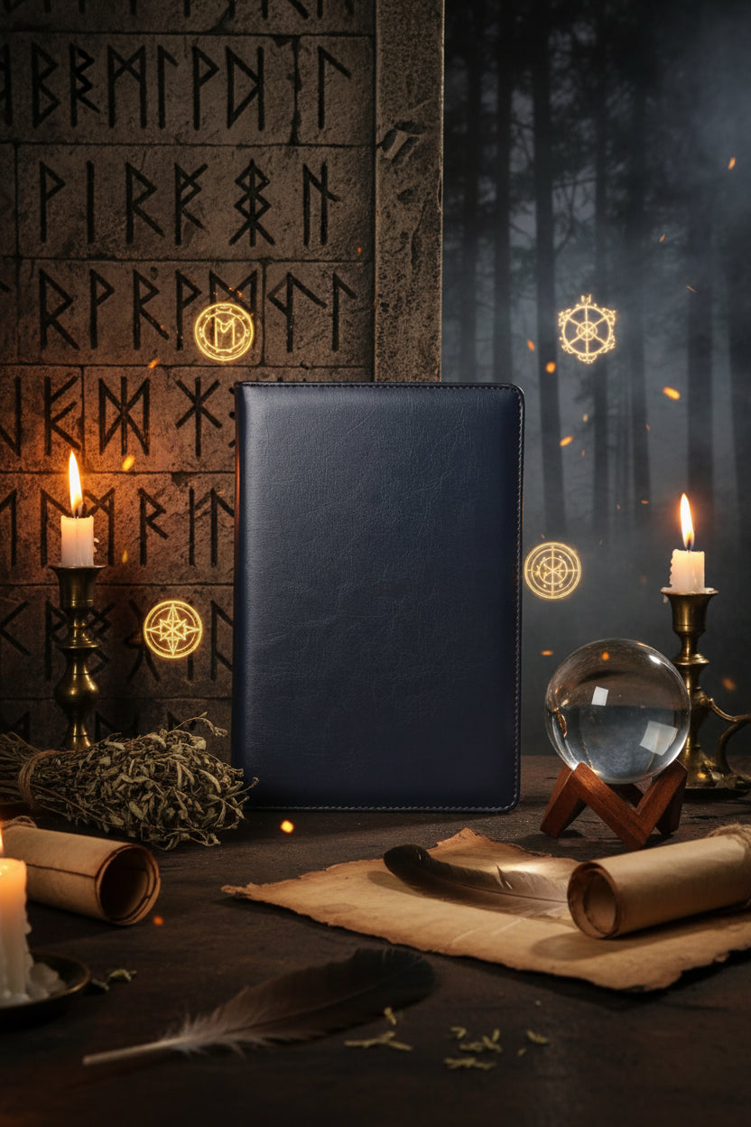 Custom Faux Leather Notebook and Diary Journal Sorceress Sanctuary