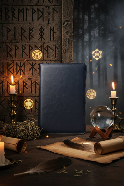 Custom Faux Leather Notebook and Diary Journal Sorceress Sanctuary
