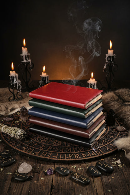 Custom Faux Leather Notebook and Diary Journal Sorceress Sanctuary