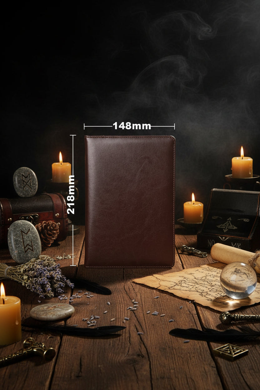 Custom Faux Leather Notebook and Diary Journal Sorceress Sanctuary