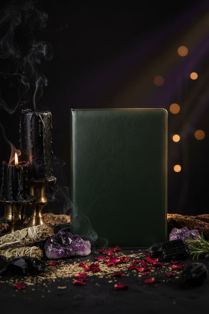 Custom Faux Leather Notebook and Diary Journal Sorceress Sanctuary