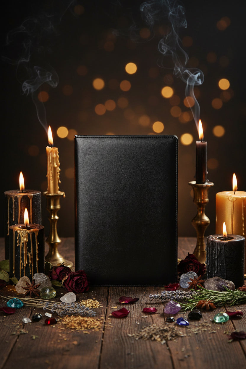 Custom Faux Leather Notebook and Diary Journal Sorceress Sanctuary