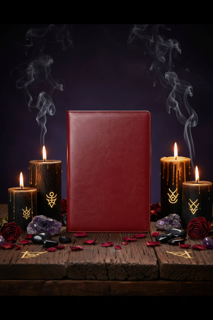 Custom Faux Leather Notebook and Diary Journal Sorceress Sanctuary
