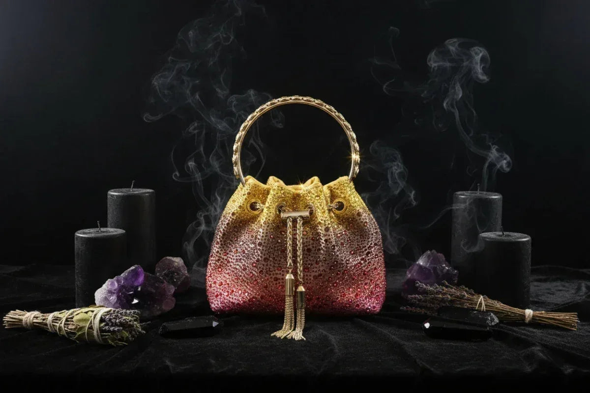 Moonlit Chain Bag - Sorceress Sanctuary Gradient A-Gradient B-Black