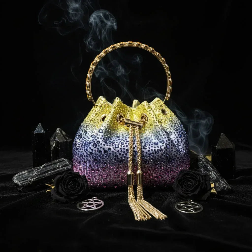 Moonlit Chain Bag - Sorceress Sanctuary Gradient A-Gradient B-Black
