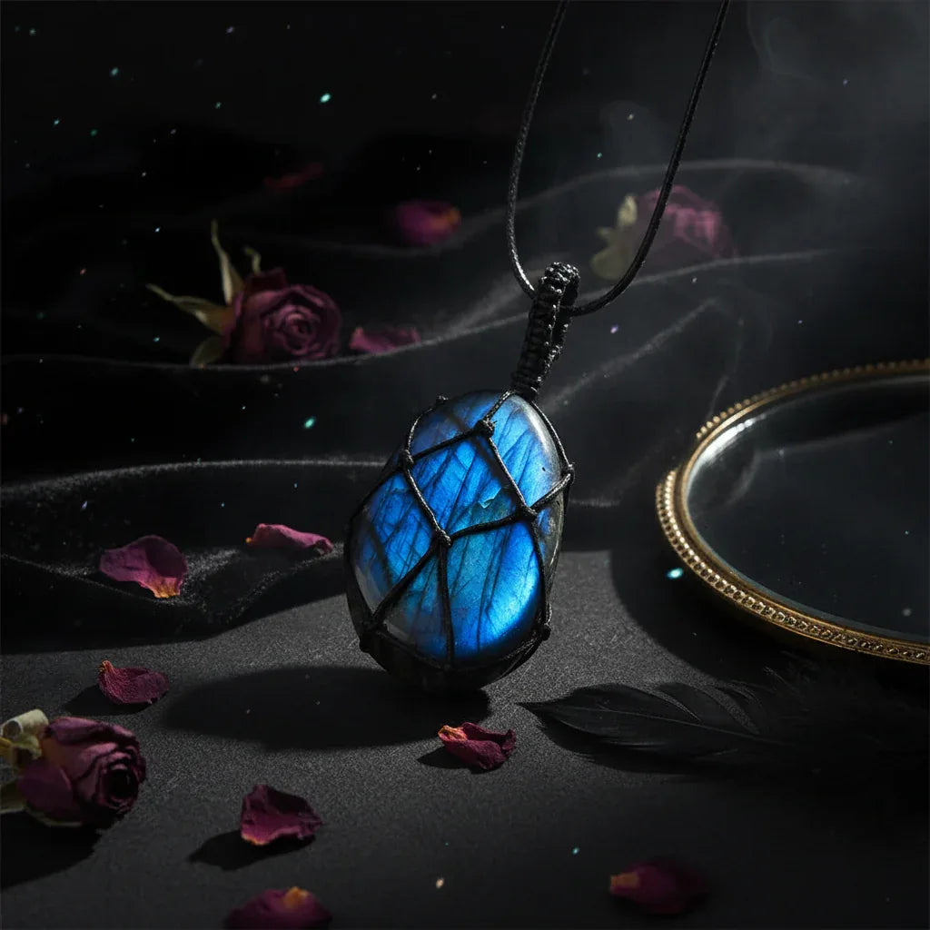 Moonstone Necklace - Sorceress Sanctuary Pure natural-Heart