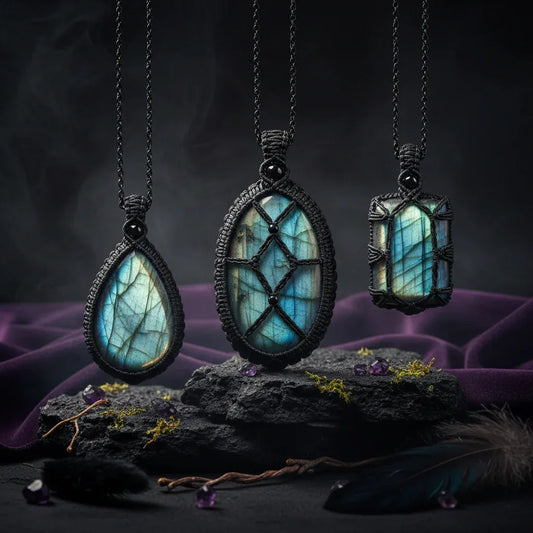 Moonstone Necklace - Sorceress Sanctuary Pure natural-Heart