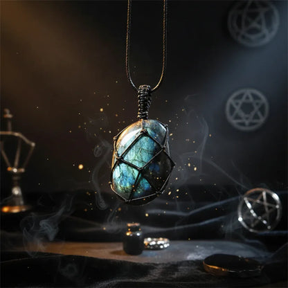 Moonstone Necklace - Sorceress Sanctuary Pure natural-Heart