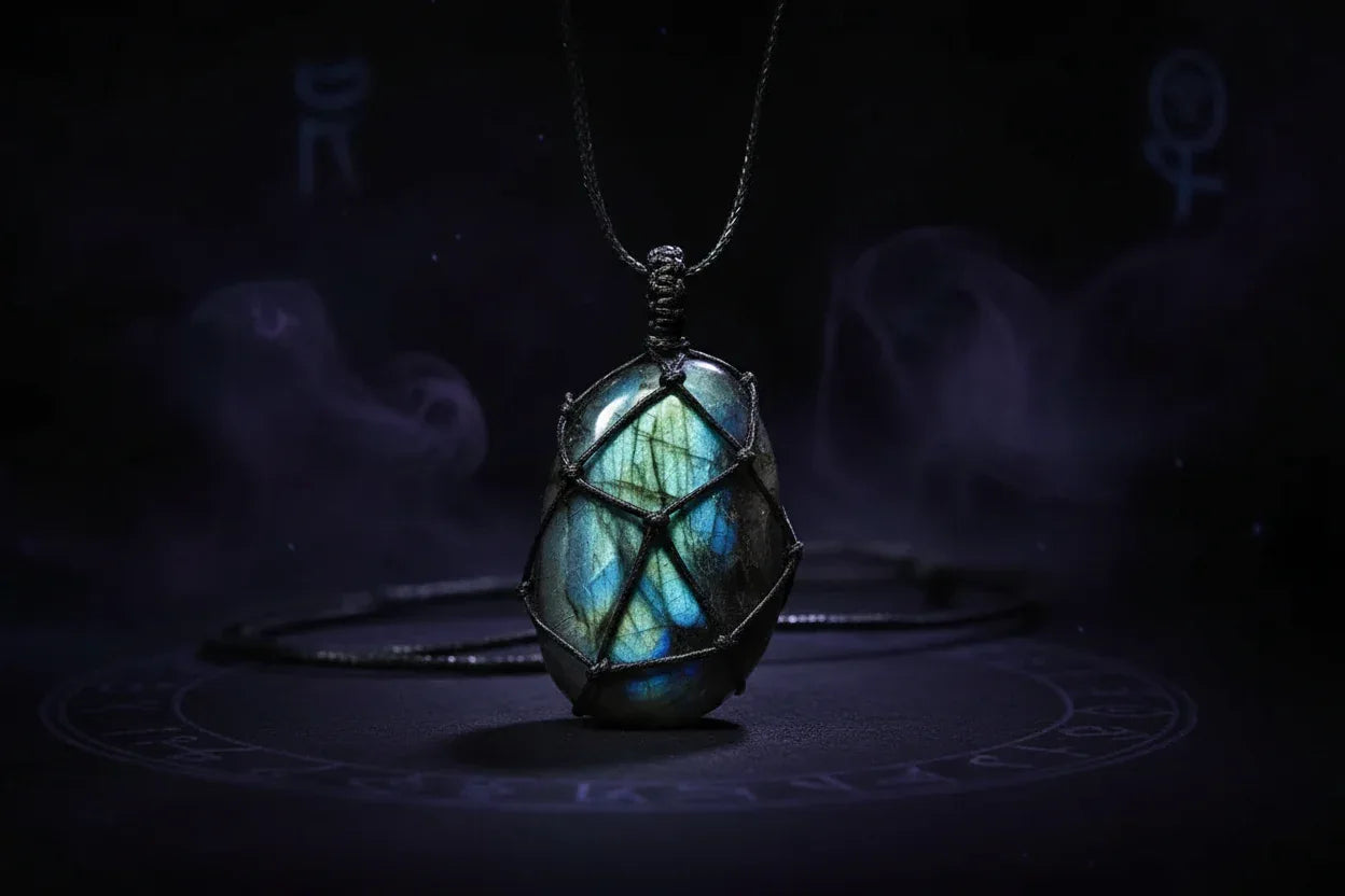 Moonstone Necklace - Sorceress Sanctuary Pure natural-Heart