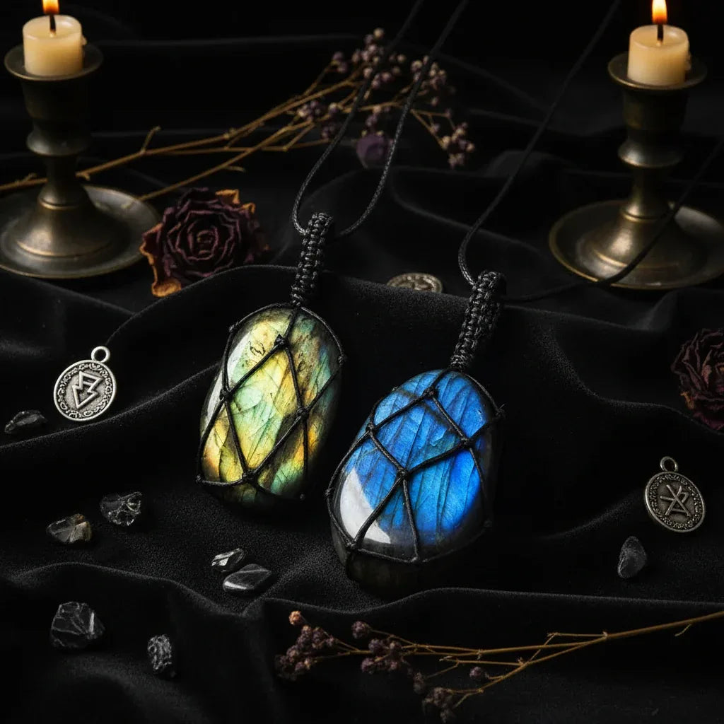 Moonstone Necklace - Sorceress Sanctuary Pure natural-Heart