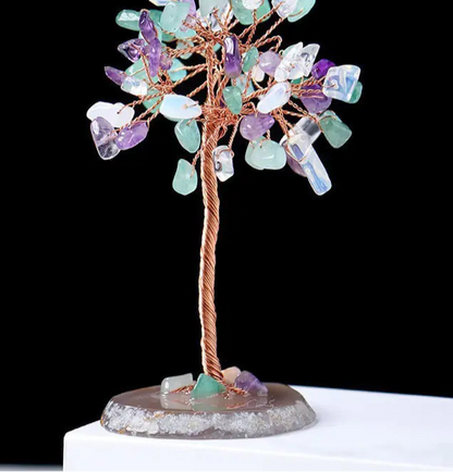 Natural Crystal Tree |  Amethyst Base Sorceress Sanctuary