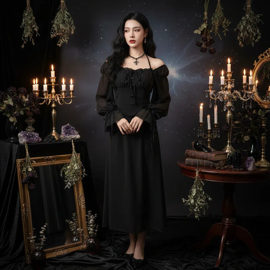 Muse Vintage Blouse - Sorceress Sanctuary Black / S-Black / M-Black / L-WHITE / S-WHITE / M