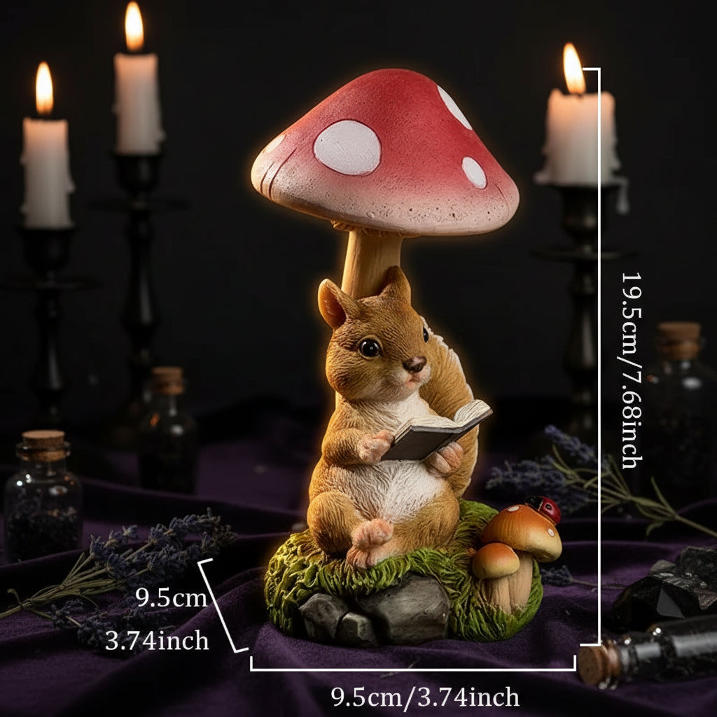 Mushroom Solar Lamp - Sorceress Sanctuary Rabbit-Hedgehog-Squirrel