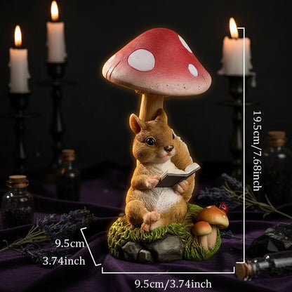 Mushroom Solar Lamp - Sorceress Sanctuary Rabbit-Hedgehog-Squirrel