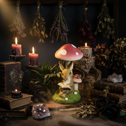 Mushroom Solar Lamp - Sorceress Sanctuary Rabbit-Hedgehog-Squirrel