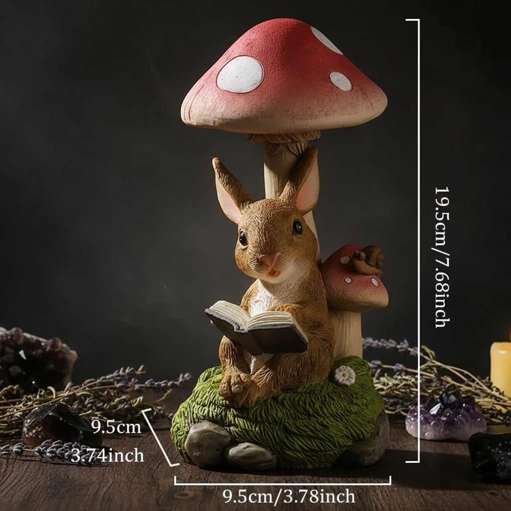 Mushroom Solar Lamp - Sorceress Sanctuary Rabbit-Hedgehog-Squirrel