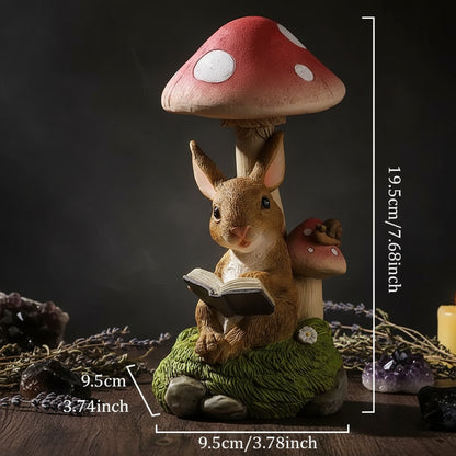 Mushroom Solar Lamp - Sorceress Sanctuary Rabbit-Hedgehog-Squirrel
